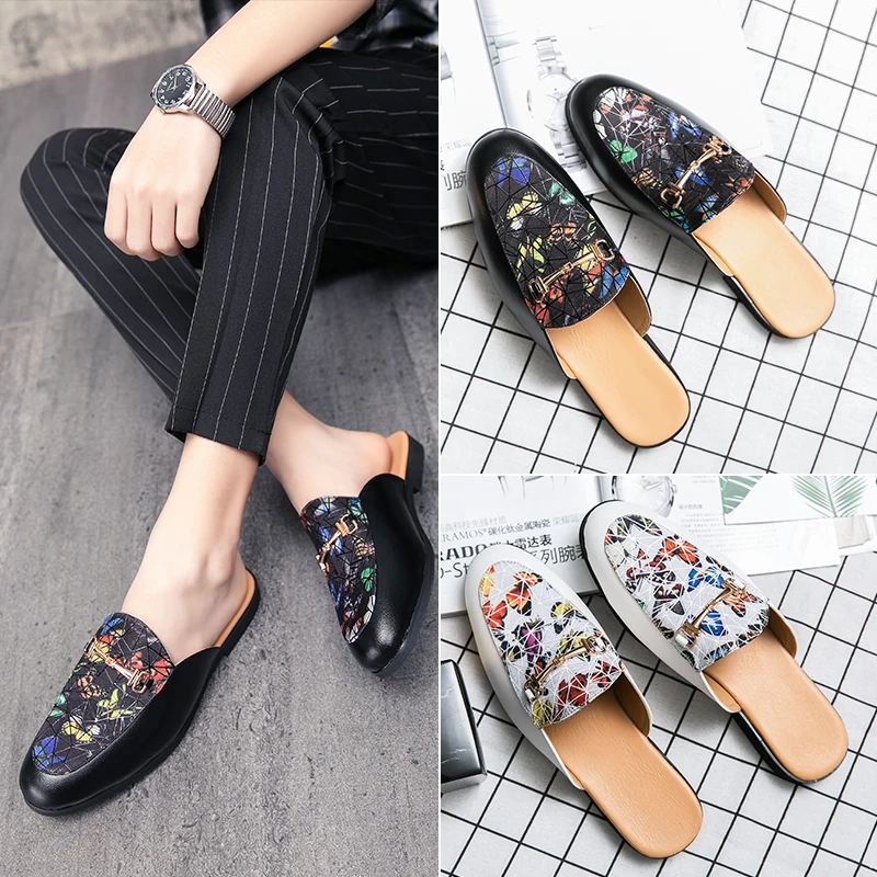 Man Fashion Shoes Leather Loafers Slipper Summer Male Moccasins Half Shoes for Men Casual Driving Shoes Masculino Mens Flats
Man Fashion Shoes Leather Loafers Slipper Summer Male Moccasins Half Shoes for Men Casual Driving Shoes Masculino Mens Flats