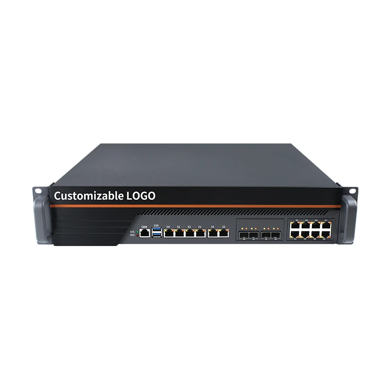 Intel Core I9-9900 (14 LAN/4*10G SFP 2USB/1COM/1VGA/Fan) X710 Firewall Mikrotik Pfsense Soft Router Industrial Computer for VPN
Intel Core I9-9900 (14 LAN/4*10G SFP 2USB/1COM/1VGA/Fan) X710 Firewall Mikrotik Pfsense Soft Router Industrial Computer for VPN