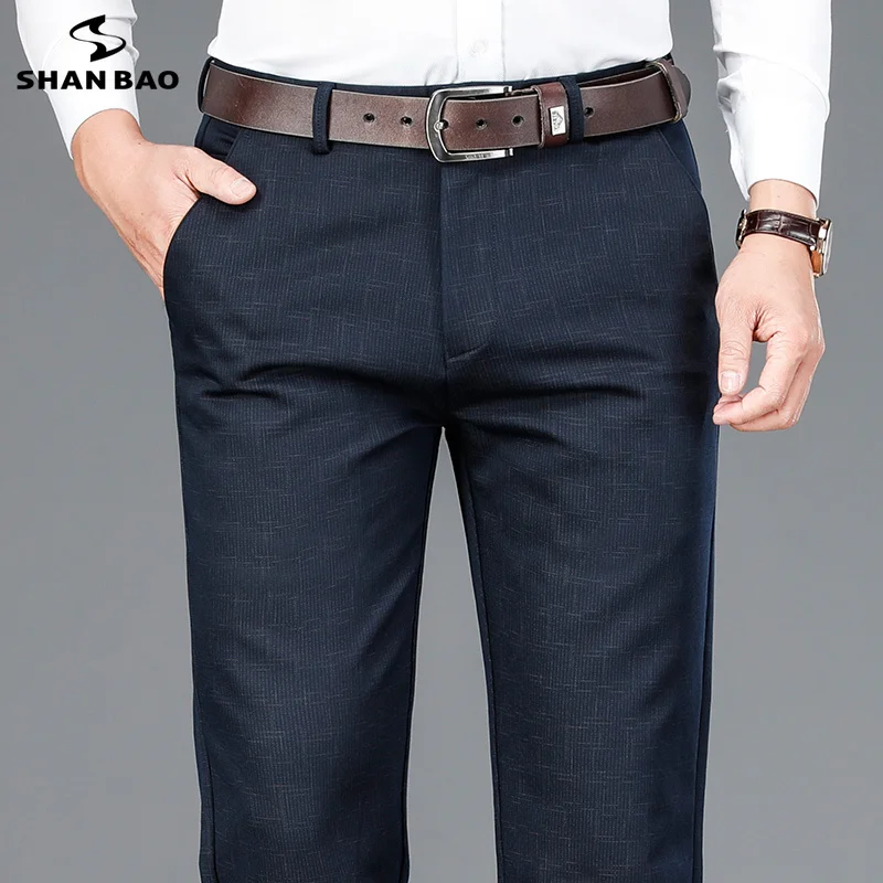 SHAN BAO 2021 Autumn and Winter Brand Classic Plaid Printed Straight Loose Trousers Business Casual Men Gentleman Fashion Pants
SHAN BAO 2021 Autumn and Winter Brand Classic Plaid Printed Straight Loose Trousers Business Casual Men Gentleman Fashion Pants