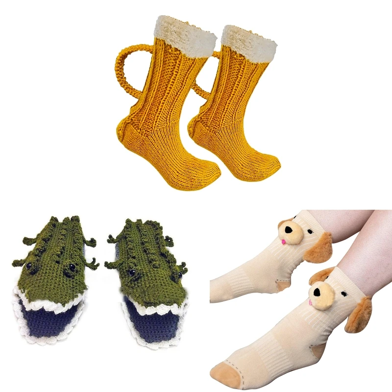 C6UD 1 Pair Funny Cute Style Socks Novelty Beer Knit Cotton Sock for Men Women Winter Warm Gifts
C6UD 1 Pair Funny Cute Style Socks Novelty Beer Knit Cotton Sock for Men Women Winter Warm Gifts