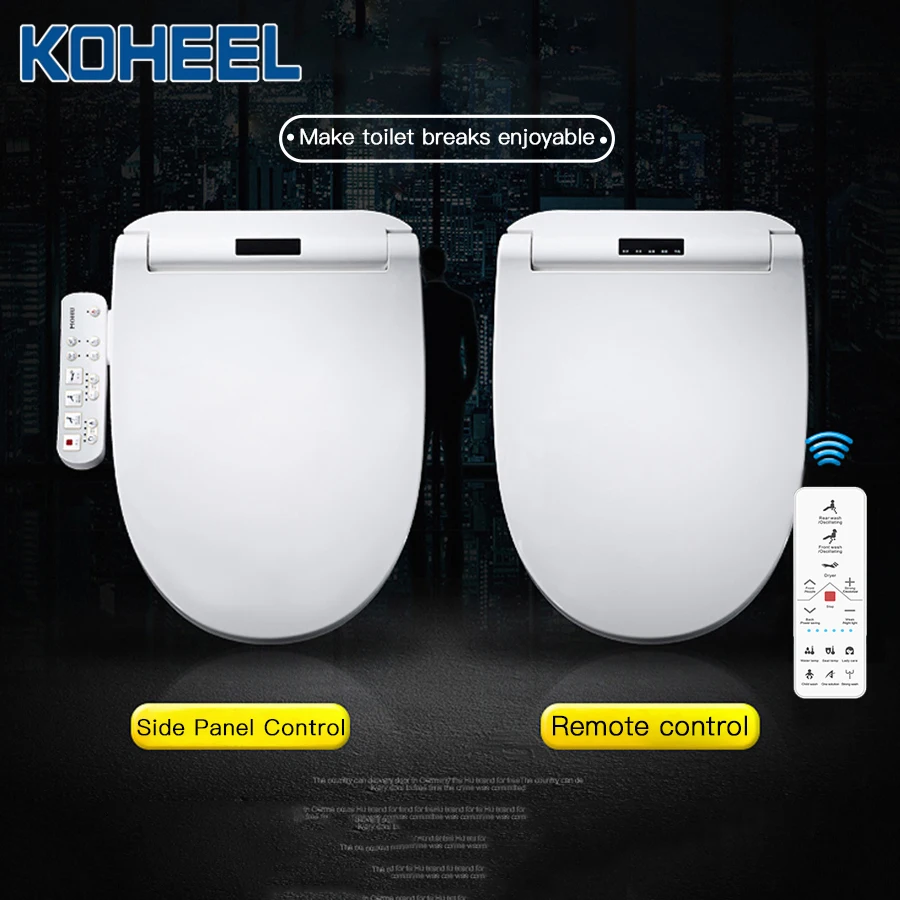 KOHEEL smart toilet bidet clean dry seat heating wc intelligent smart toilet seat intelligent lcd bathroom smart electronic
KOHEEL smart toilet bidet clean dry seat heating wc intelligent smart toilet seat intelligent lcd bathroom smart electronic