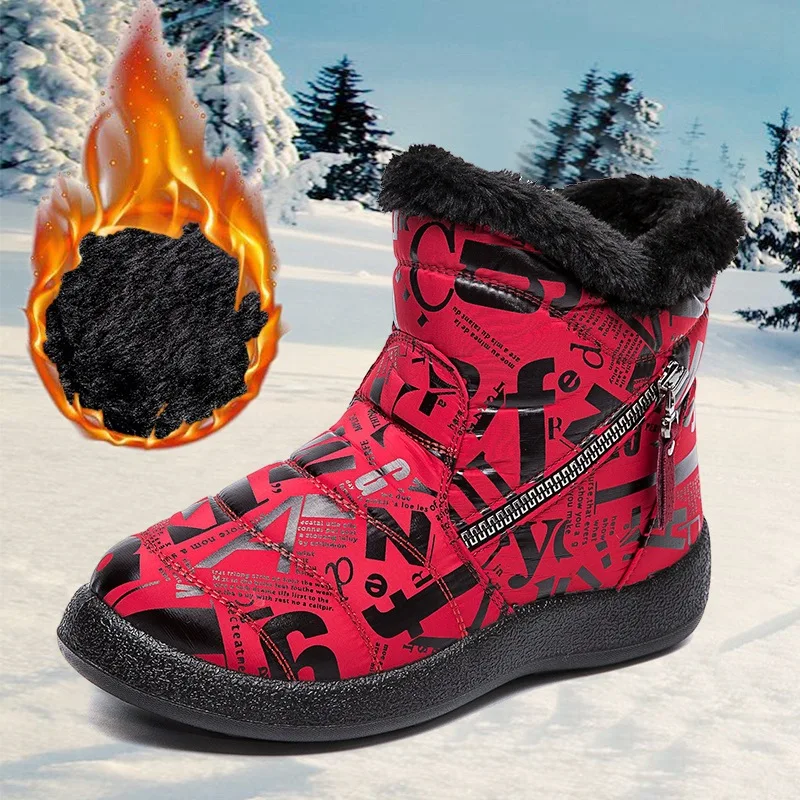 Women Snow Boots Short Boots Winter Warm Shoes Double Zipper Cotton Shoes Женские сапоги ботинки женские
Women Snow Boots Short Boots Winter Warm Shoes Double Zipper Cotton Shoes Женские сапоги ботинки женские