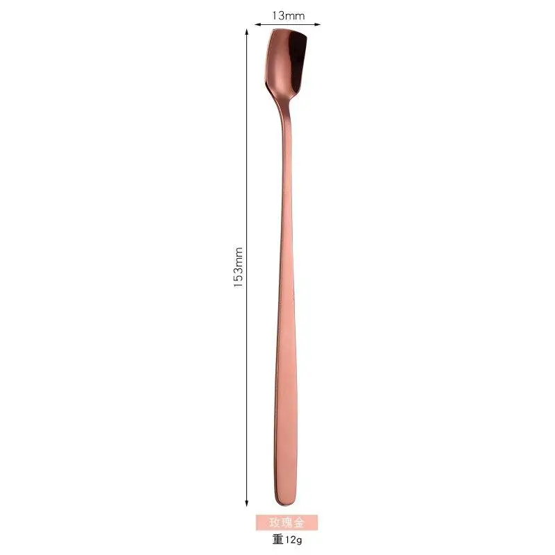 1pcs New Stainless Steel Coffee Spoon Long Handle Teaspoon Cocktail Stirring Scoops Dessert Ice Cream Spoons Kitchen Tableware
1pcs New Stainless Steel Coffee Spoon Long Handle Teaspoon Cocktail Stirring Scoops Dessert Ice Cream Spoons Kitchen Tableware