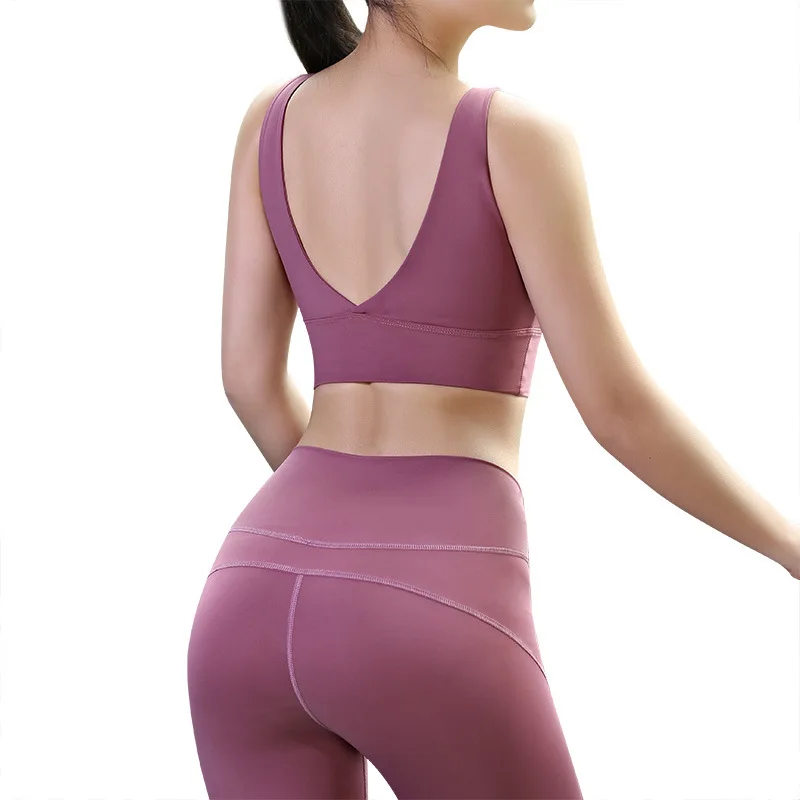Push Up Ladies Sports Bra Sexy V Backless Seamless High Impact Yoga Top Crops Running Fitness Workout Bra Yoga Shirt Yoga Vest
Push Up Ladies Sports Bra Sexy V Backless Seamless High Impact Yoga Top Crops Running Fitness Workout Bra Yoga Shirt Yoga Vest