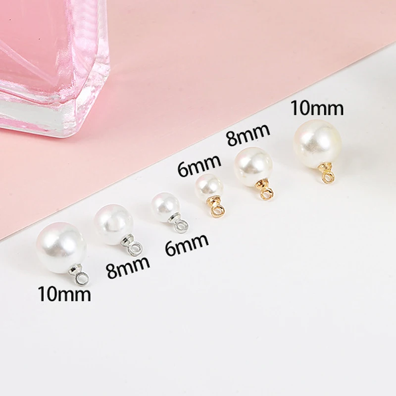 10pcs Crimp End Beads 6/8/10mm DIY Earrings Jewelry Making Imitation Pearl Beads Charms Pendant Accessories
10pcs Crimp End Beads 6/8/10mm DIY Earrings Jewelry Making Imitation Pearl Beads Charms Pendant Accessories