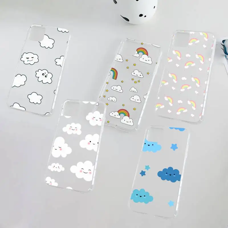Cartoon clouds Phone Case Clear Transparent for iPhone 11 12 13 mini pro XS MAX 8 7 6 6S Plus X 5S SE XR 2020
Cartoon clouds Phone Case Clear Transparent for iPhone 11 12 13 mini pro XS MAX 8 7 6 6S Plus X 5S SE XR 2020