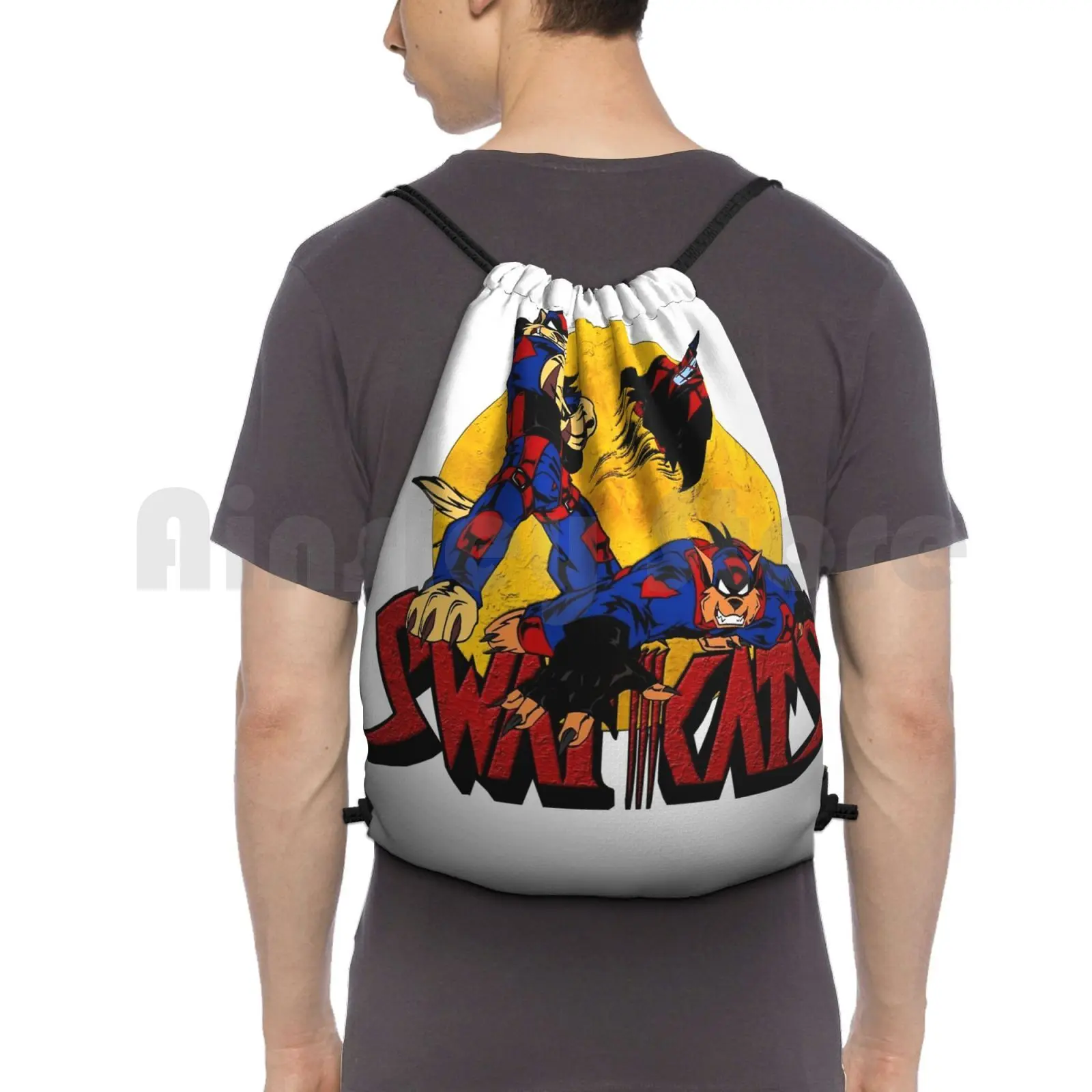 Swat Kats Backpack Drawstring Bags Gym Bag Waterproof Swat Kats Swat Kats Swat Cats Cats Razer T Bone Cartoon Anime
Swat Kats Backpack Drawstring Bags Gym Bag Waterproof Swat Kats Swat Kats Swat Cats Cats Razer T Bone Cartoon Anime