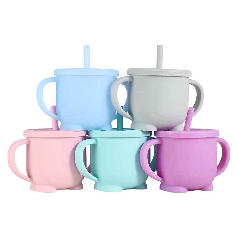 1Pcs200ML Baby Silicone Sippy Cup Cute Creative Baby Cups with Sippy Lid Pure Color Baby Toddler Learning Drinking Cup
1Pcs200ML Baby Silicone Sippy Cup Cute Creative Baby Cups with Sippy Lid Pure Color Baby Toddler Learning Drinking Cup