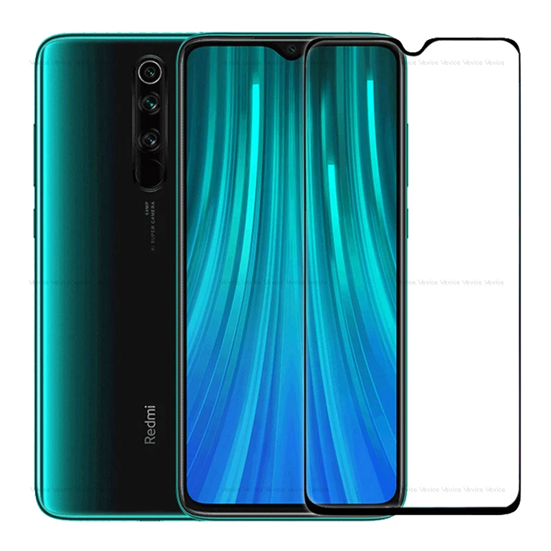 Для Xiaomi redmi note 8 Pro Защитная пленка для стекла полное покрытие из закаленного 2019