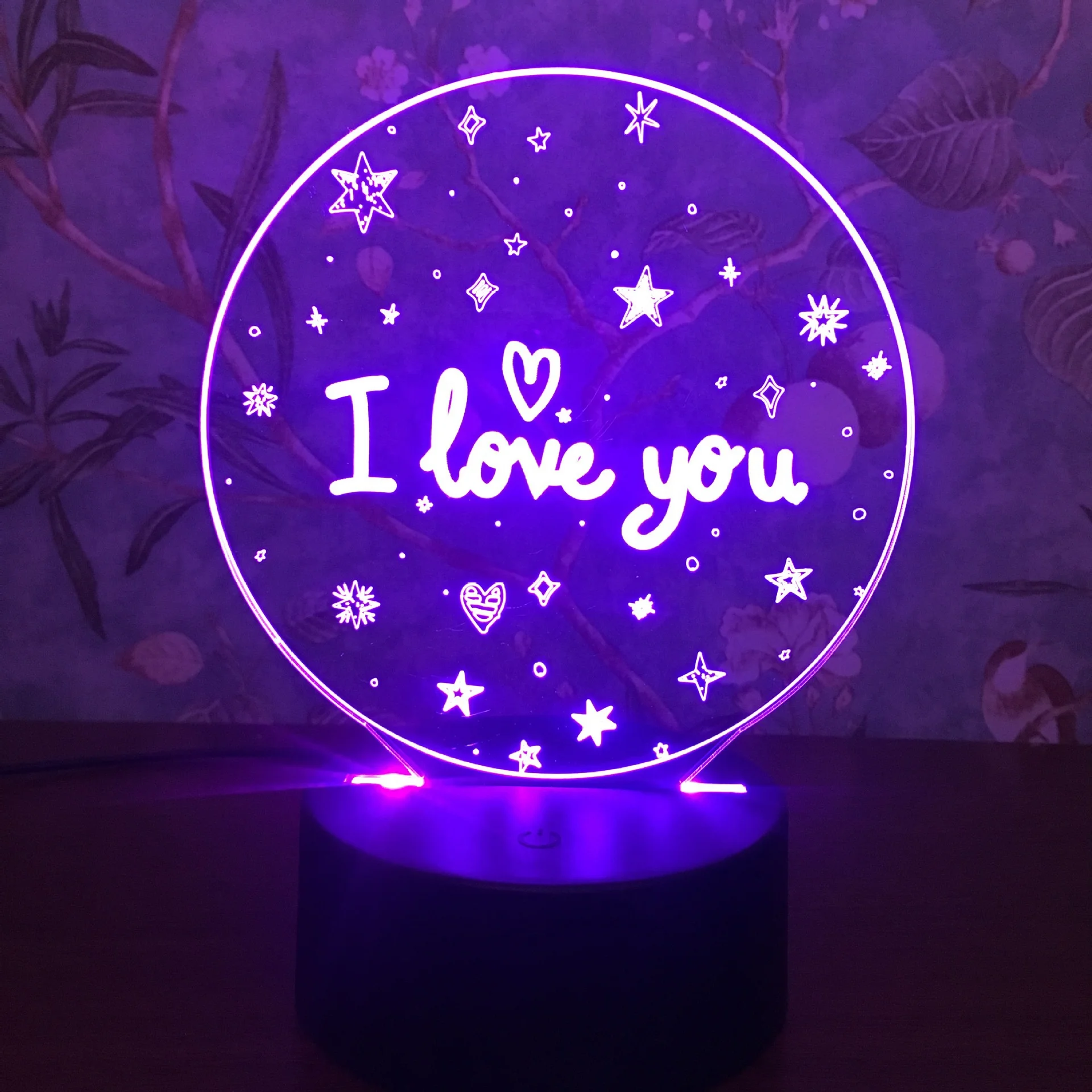 Romantic Love 3D Lamp I LOVE YOU Acrylic LED Night Light Decorative Table Lamp Valentine's Day Sweetheart Wife's Gift
Romantic Love 3D Lamp I LOVE YOU Acrylic LED Night Light Decorative Table Lamp Valentine's Day Sweetheart Wife's Gift