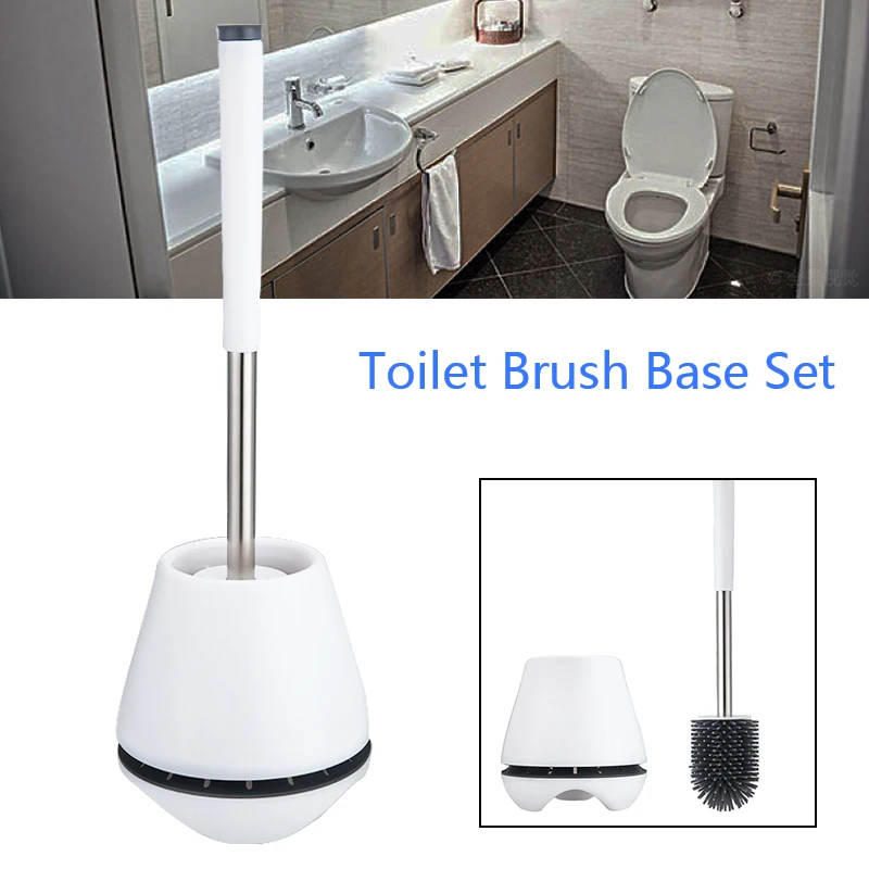Силиконовая щетка для унитаза, напольная Мягкая щетина, базовый держатель, предметы для дома, набор для уборки туалетов
Силиконовая щетка для унитаза, напольная Мягкая щетина, базовый держатель, предметы для дома, набор для уборки туалетов