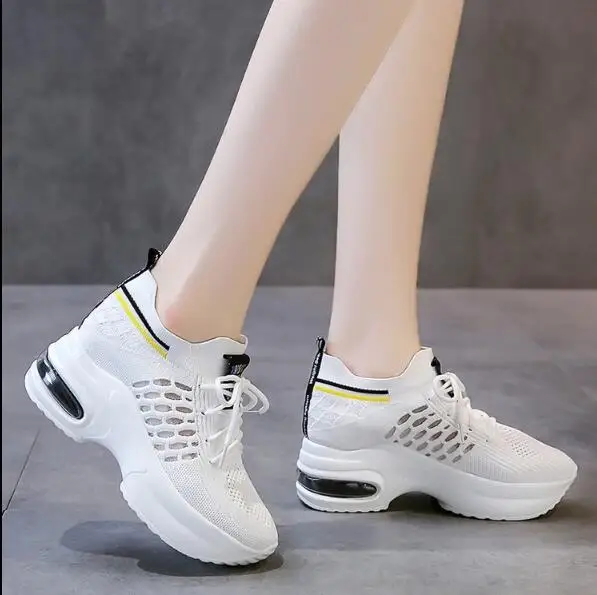 Women's Sneakers Spring Sequined Casual Shoes Women Platform Heels Wedges Height Increasing 2021 Knitted Ladies Vulcanized Shoes
Women's Sneakers Spring Sequined Casual Shoes Women Platform Heels Wedges Height Increasing 2021 Knitted Ladies Vulcanized Shoes