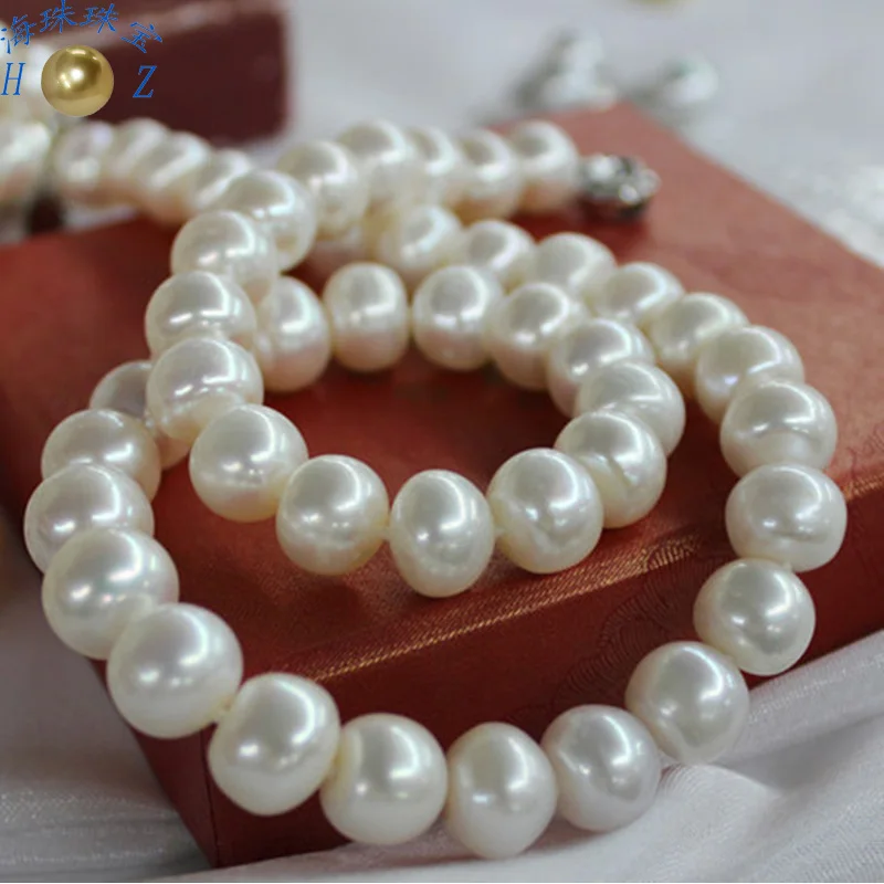 Fine Jewelry Natural color 10-11mm large light natural freshwater pearl necklace classic 925 Silver clasp
Fine Jewelry Natural color 10-11mm large light natural freshwater pearl necklace classic 925 Silver clasp