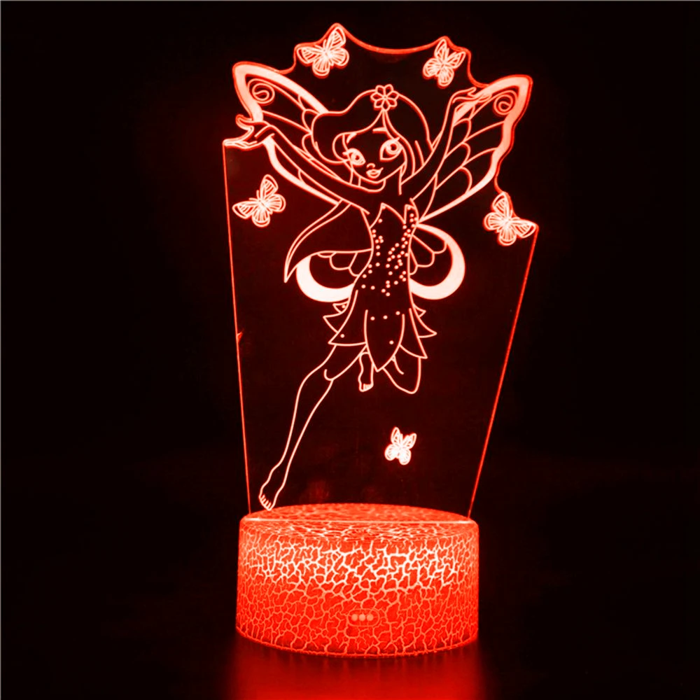 3D LED Illusion Night Light Butterfly Fairy Statue Elf Statue Angel Wing Sculpture Garden Fairy Figure Decoration Christmas Gift
3D LED Illusion Night Light Butterfly Fairy Statue Elf Statue Angel Wing Sculpture Garden Fairy Figure Decoration Christmas Gift