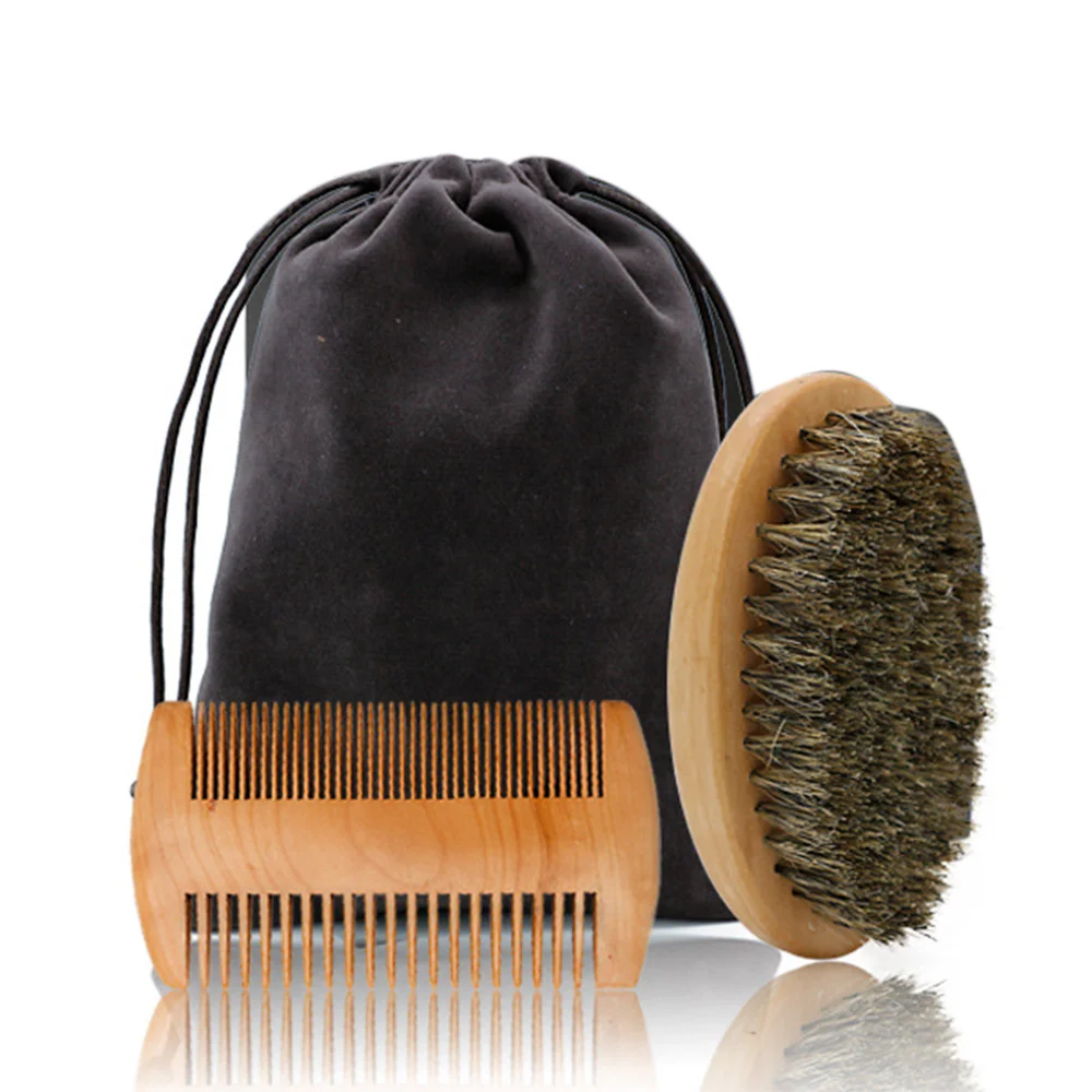 1 Set Soft Boar Mane Wooden Beard Brush Barber Shaving Tool Mustache Comb Set
1 Set Soft Boar Mane Wooden Beard Brush Barber Shaving Tool Mustache Comb Set