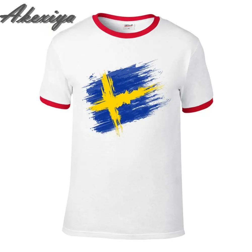 2019 Sweden Flag T Shirt Men raglan short Sleeve Custom Men's Clothes New O-neck Cotton Sweden Flag Shirts For young man Tshirt
2019 Sweden Flag T Shirt Men raglan short Sleeve Custom Men's Clothes New O-neck Cotton Sweden Flag Shirts For young man Tshirt