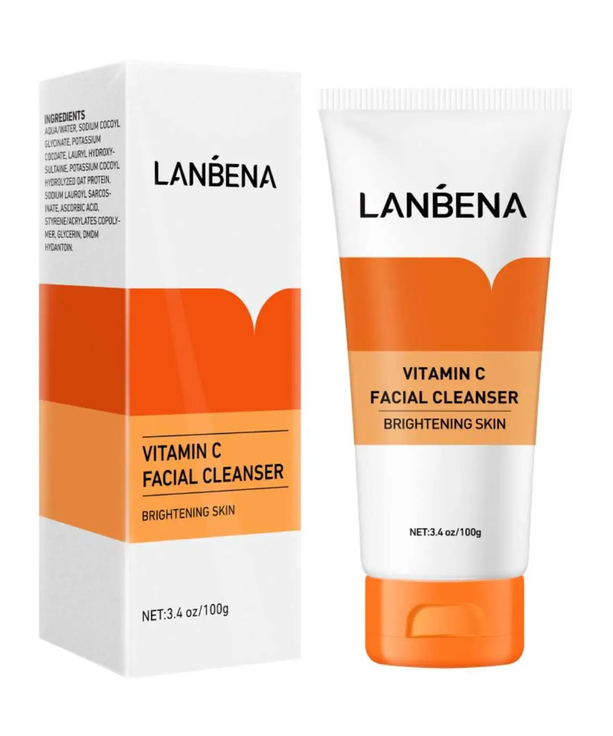 LANBENA Vitamin C Facial Cleanser Natural Extracts Moisturizing Oil Control Whitening Cleansing Remove Impurities Skin Deep Care
LANBENA Vitamin C Facial Cleanser Natural Extracts Moisturizing Oil Control Whitening Cleansing Remove Impurities Skin Deep Care