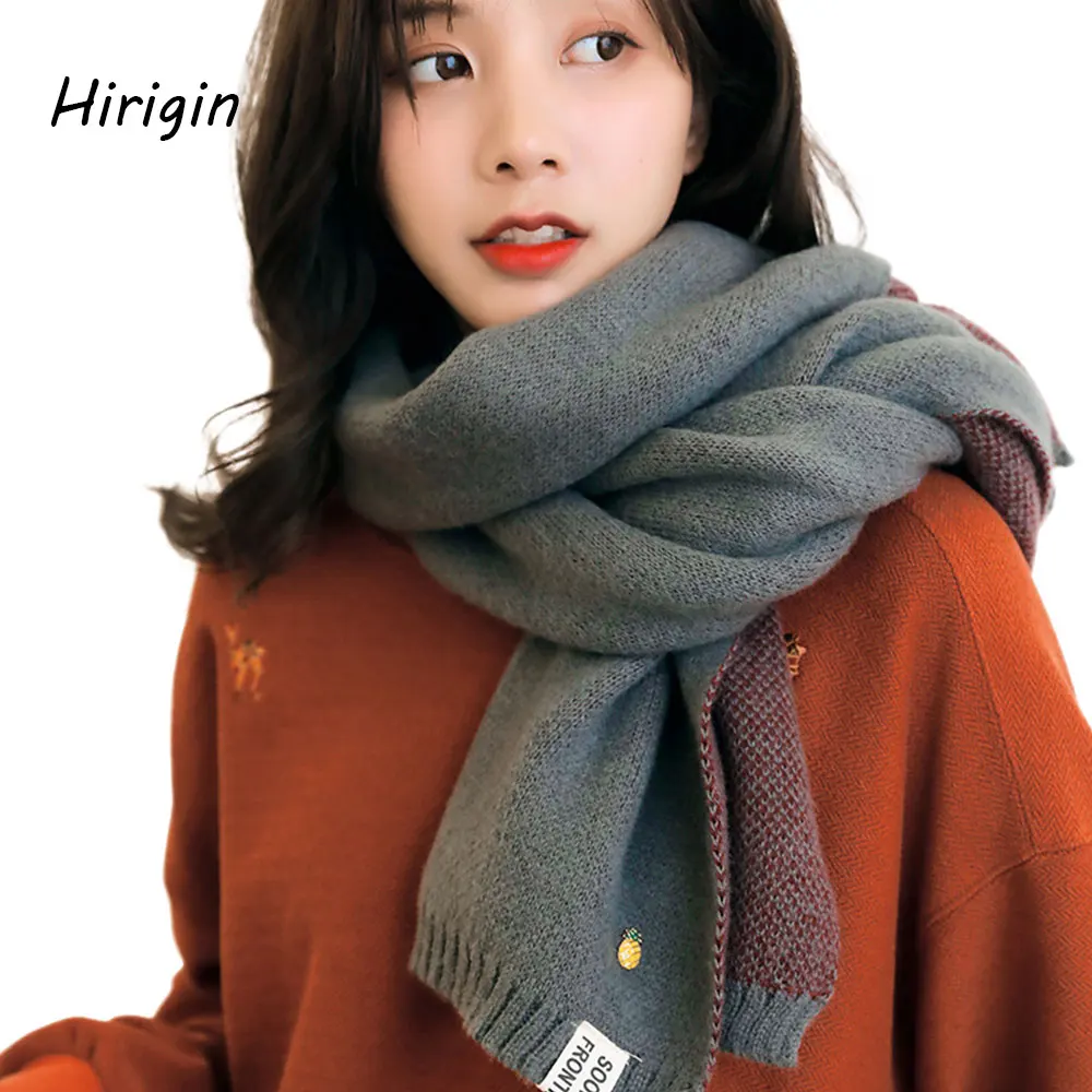 2020 Women Winter Warm Scarves 190cm Solid Color Knitted Thick Shawl Soft Shawl Wrap Casual Scarf Lady Blanket Bufandas Hombre
2020 Women Winter Warm Scarves 190cm Solid Color Knitted Thick Shawl Soft Shawl Wrap Casual Scarf Lady Blanket Bufandas Hombre