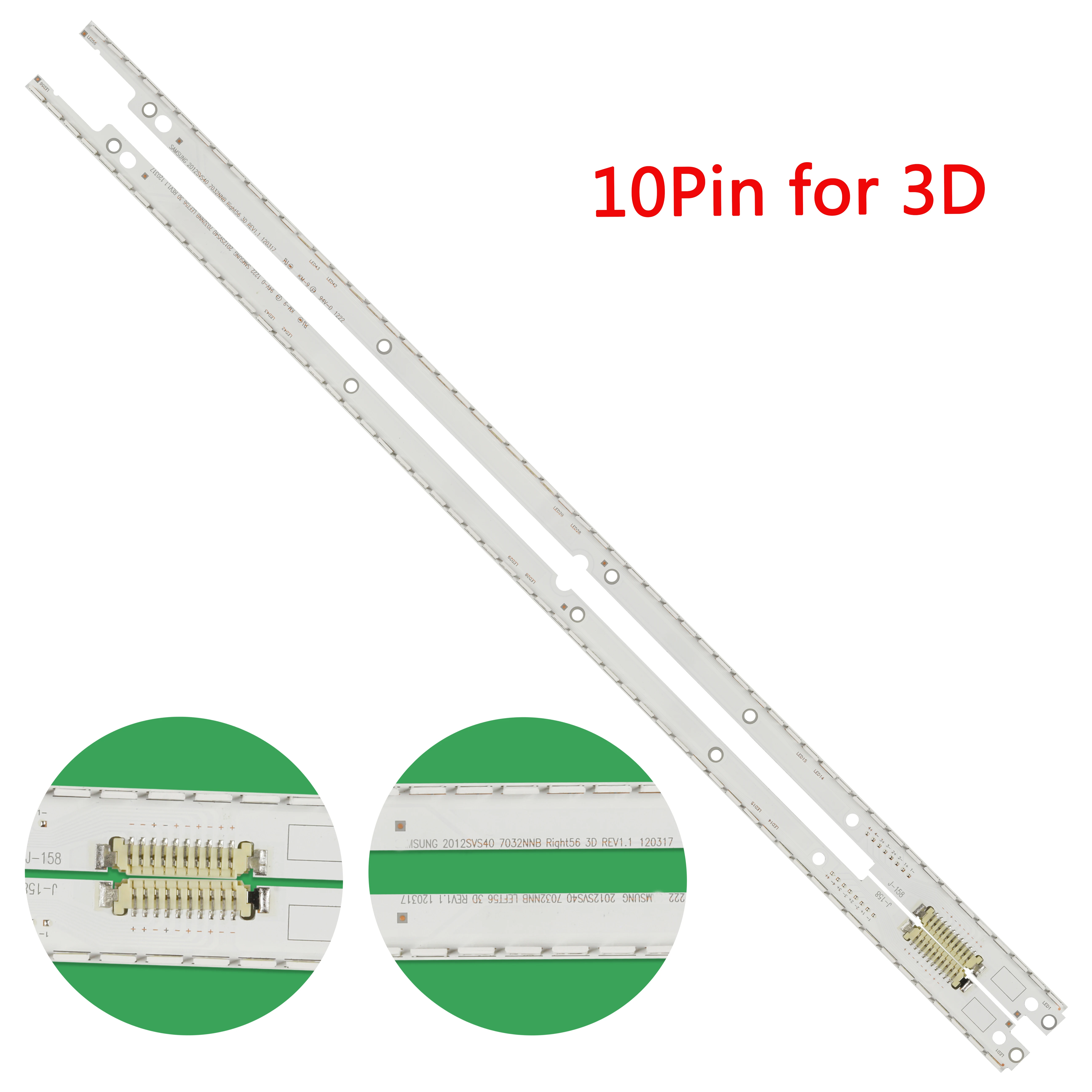 Светодиодный Подсветка лампы Газа для UE40ES6530 UE40ES6800 UA40ES6100 2012SVS40 7032NNB 3D R2GE 400SMB R3 в BN96