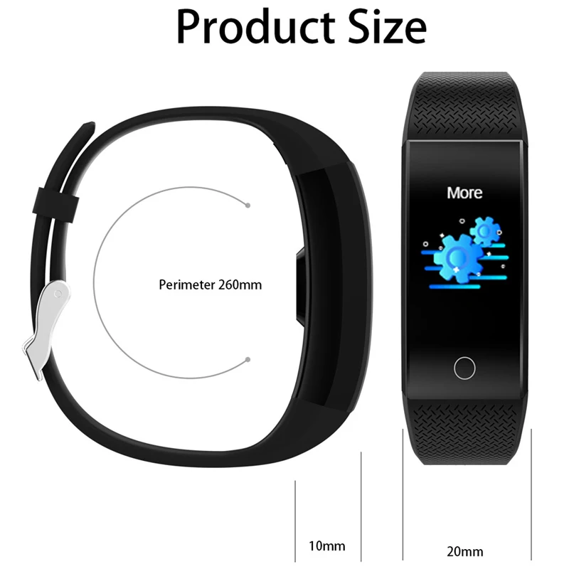 QW18T Smart Bracelet Thermometer Smartband Heart Rate Fitness Tracker Bracelet Watch Ip68 Waterproof Sport Smart Band Men Women
QW18T Smart Bracelet Thermometer Smartband Heart Rate Fitness Tracker Bracelet Watch Ip68 Waterproof Sport Smart Band Men Women