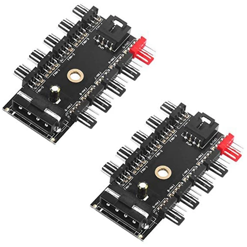 2 PCs Molex Powered Fan Hub 4-Pin 10 Port 12V 4 Pin Fan PWM Hub Molex Controller PC Chassis Fan Hub
2 PCs Molex Powered Fan Hub 4-Pin 10 Port 12V 4 Pin Fan PWM Hub Molex Controller PC Chassis Fan Hub
