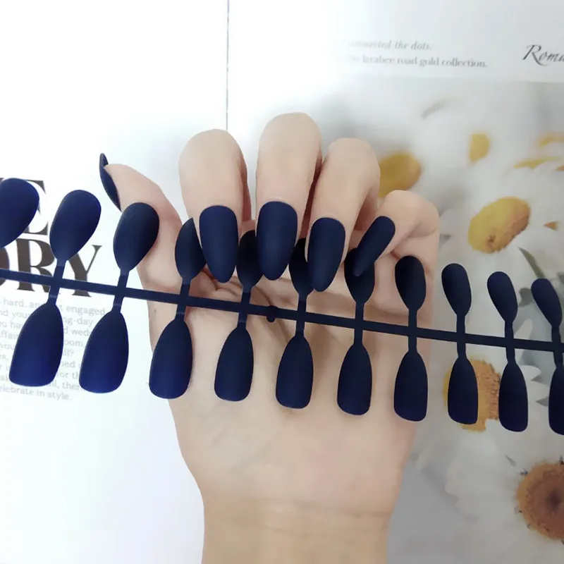 Women Manicure European Style Pure Color Matte False Nails Full Cover Sharp Head Long Artificial Fake Nail Art Patches @ME
Women Manicure European Style Pure Color Matte False Nails Full Cover Sharp Head Long Artificial Fake Nail Art Patches @ME