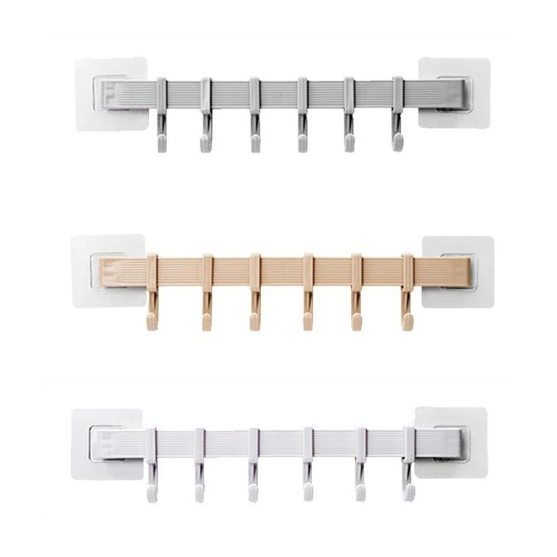 Bathroom Adhesive Waterproof 6 Hook Rack Rail Towel Robe Hanger Corner Organizer K0AB
Bathroom Adhesive Waterproof 6 Hook Rack Rail Towel Robe Hanger Corner Organizer K0AB