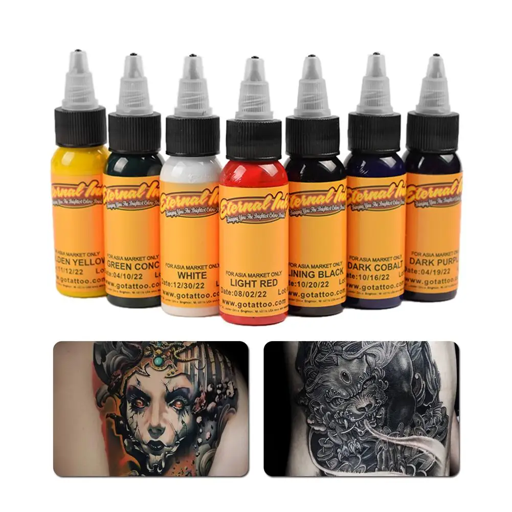7colors Professional Tattoo Ink Set Body Art Natural Plant Permanent Pigment Tattoo Ink Set
7colors Professional Tattoo Ink Set Body Art Natural Plant Permanent Pigment Tattoo Ink Set