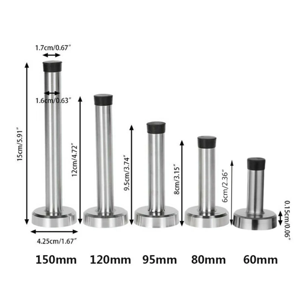 Stainless Steel Doors Stops Rubber Catch Door Stopper Buffer Stop Holder Silver & Black
Stainless Steel Doors Stops Rubber Catch Door Stopper Buffer Stop Holder Silver & Black
