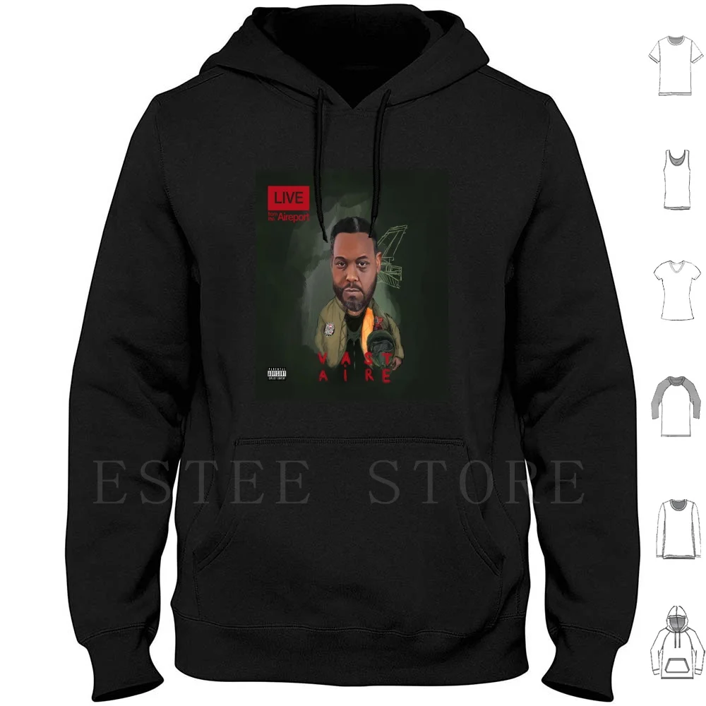 Толстовки с капюшоном с длинным рукавом для прямого эфира, Vastaire Cannibal Ox Hiphop
Толстовки с капюшоном с длинным рукавом для прямого эфира, Vastaire Cannibal Ox Hiphop