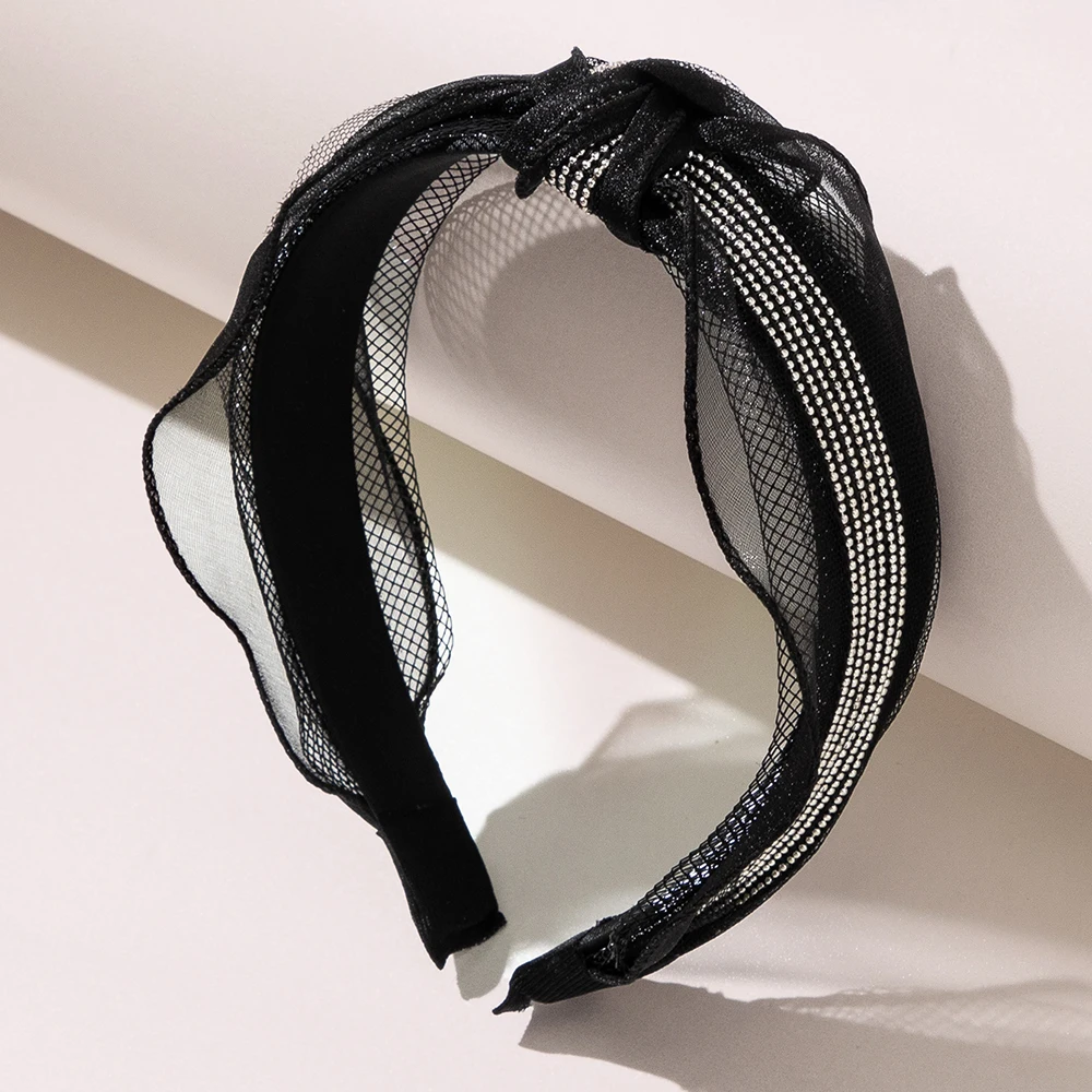 Fashion Shining Rhinestone Hairband Women Crystal Headband Adult Classic Black Mesh Pearls Hair Hoop Wholesale Female Turban
Fashion Shining Rhinestone Hairband Women Crystal Headband Adult Classic Black Mesh Pearls Hair Hoop Wholesale Female Turban