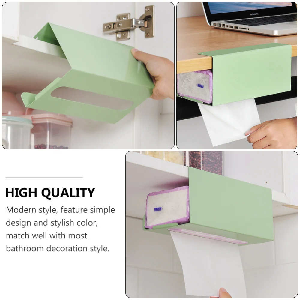 Kitchen Bathroom Cabinet Hanging Paper Towel Rack Tissue Dispenser Organizer
Kitchen Bathroom Cabinet Hanging Paper Towel Rack Tissue Dispenser Organizer