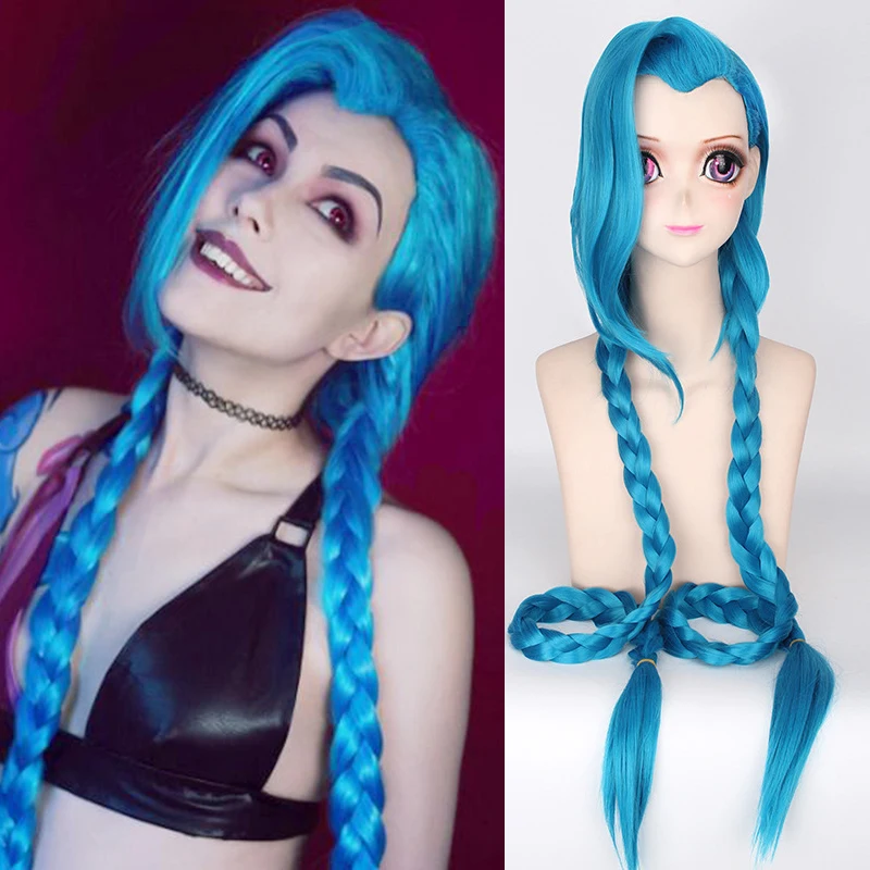Парик для косплея XG LOL Jinx/LoL KDA, голубой Плетеный парик Jinx, Искусственный розовый смешанный игровой головной убор для ролевых игр, головной уб...
Парик для косплея XG LOL Jinx/LoL KDA, голубой Плетеный парик Jinx, Искусственный розовый смешанный игровой головной убор для ролевых игр, головной уб...