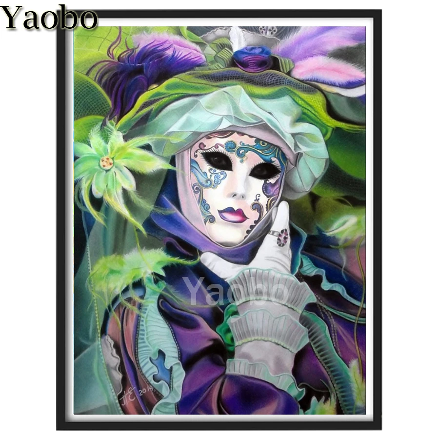 5D Diy Diamond Painting Mask woman Cross Stitch Kits Diamond Embroidery Needlework Diamond Mosaic Decoration Carnival Gift
5D Diy Diamond Painting Mask woman Cross Stitch Kits Diamond Embroidery Needlework Diamond Mosaic Decoration Carnival Gift