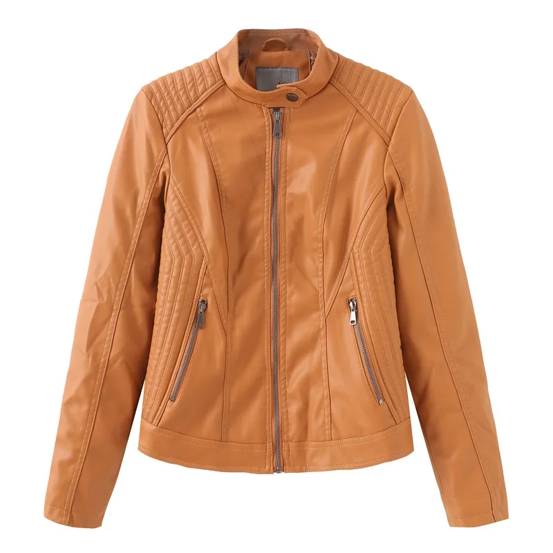 Sexy Autumn Zipper Motorcycle Leather Jacket Women Short Faux Soft Womens Leather Jacket Slim PU Jacket Ladies Basic Streetwear
Sexy Autumn Zipper Motorcycle Leather Jacket Women Short Faux Soft Womens Leather Jacket Slim PU Jacket Ladies Basic Streetwear