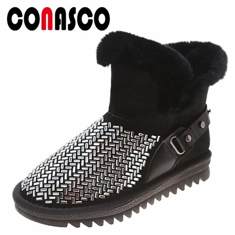 CONASCO New Arrival Warm Women Short Boots Autumn Winter Warm Casual Prom Office New Brand Design Snow Boots Warm Shoes Woman
CONASCO New Arrival Warm Women Short Boots Autumn Winter Warm Casual Prom Office New Brand Design Snow Boots Warm Shoes Woman
