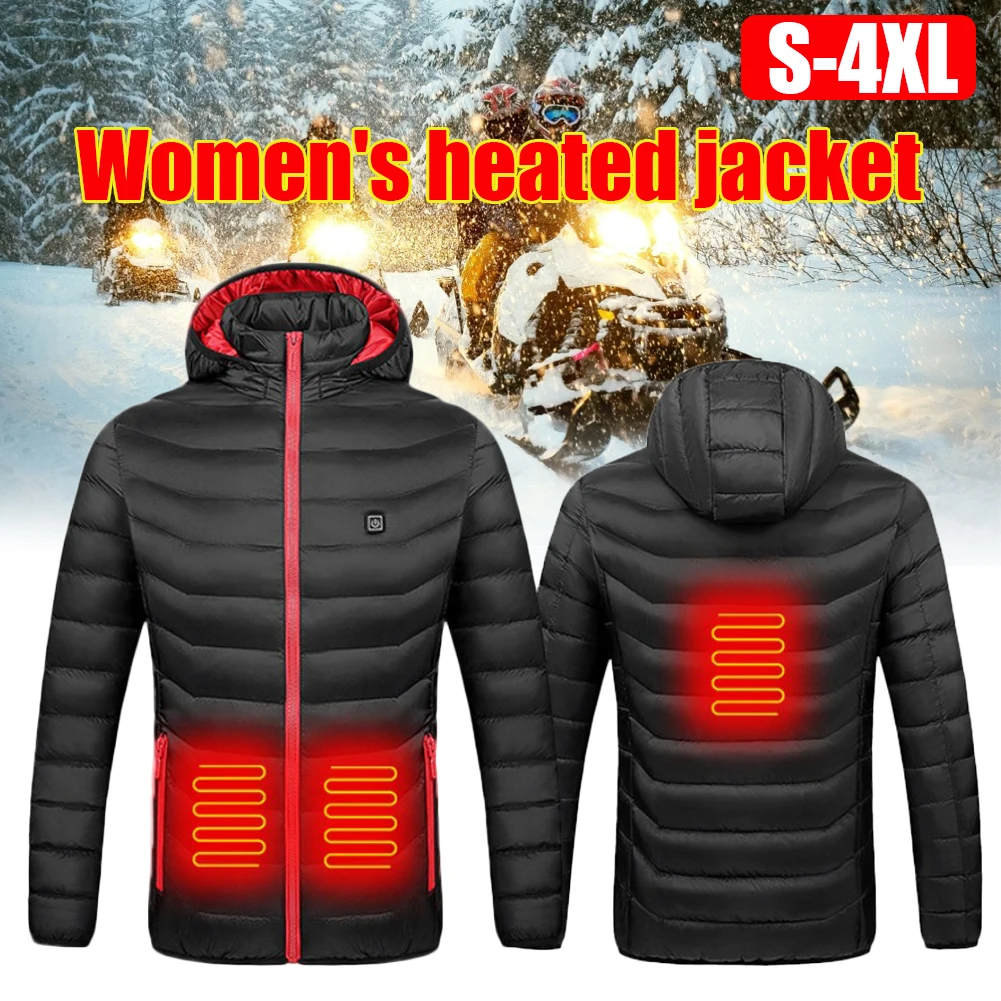 Women'S Heated Cotton-Padded Jacket Usb Charging Heated Cold-Proof Jacket Electric Heated Cotton Jacket High Quality Jackets
Women'S Heated Cotton-Padded Jacket Usb Charging Heated Cold-Proof Jacket Electric Heated Cotton Jacket High Quality Jackets