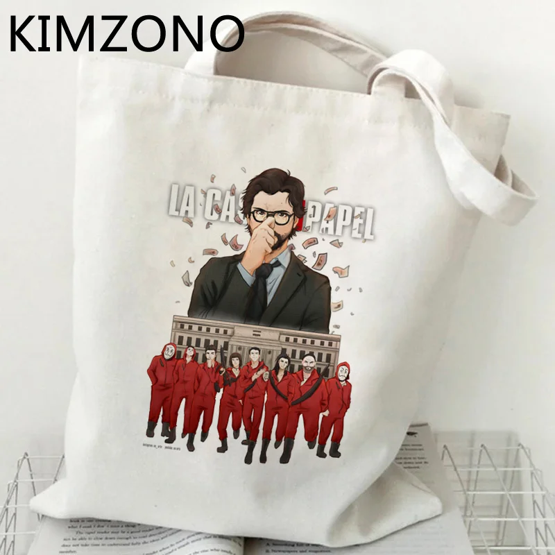 Сумка для покупок La Casa De Papel, шоппер, хлопковая Холщовая Сумка для переработки, многоразовая сумка
Сумка для покупок La Casa De Papel, шоппер, хлопковая Холщовая Сумка для переработки, многоразовая сумка