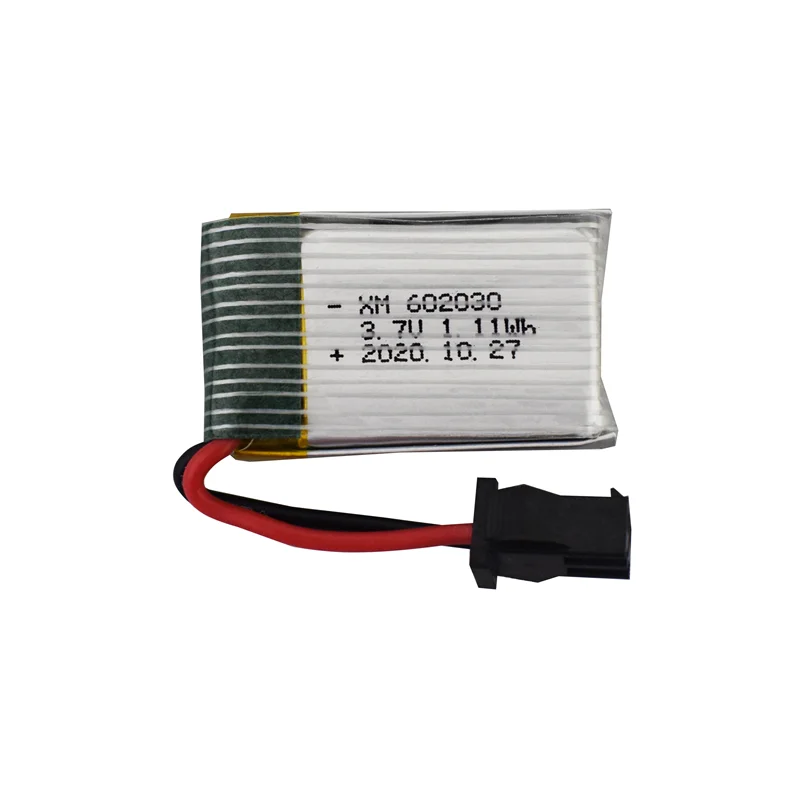 602030 3.7V 300mAh Lithium Battery For 9610E 9604E RC High-Speed Racing Children's Toy Car Spare Battery
602030 3.7V 300mAh Lithium Battery For 9610E 9604E RC High-Speed Racing Children's Toy Car Spare Battery