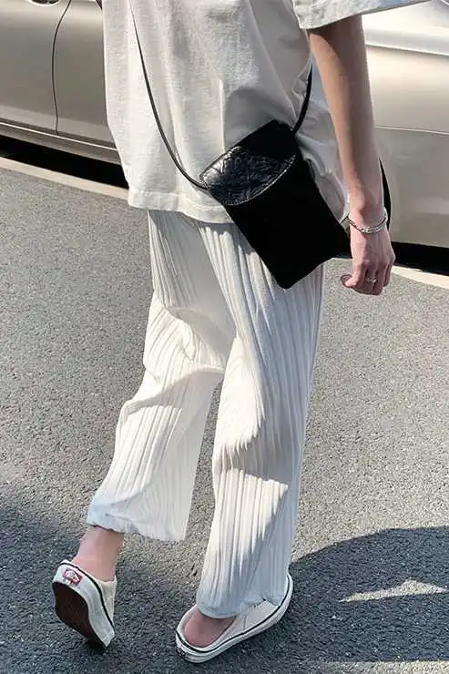 Men Track Pants Summer New Pants The Handsome And Trendy All-match Loose Nine-point Casual Folds Trousers Beam Pants Baggy Pants
Men Track Pants Summer New Pants The Handsome And Trendy All-match Loose Nine-point Casual Folds Trousers Beam Pants Baggy Pants
