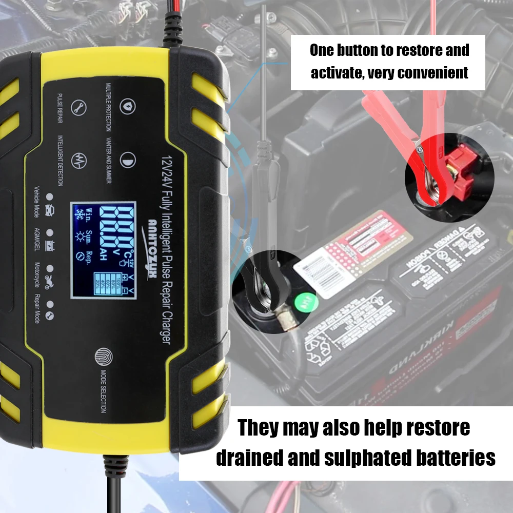 Mini Size Portable 12V/24V Car Cell Charger Adapter Power Motorcycle Auto Cell Charger with Digital Display
Mini Size Portable 12V/24V Car Cell Charger Adapter Power Motorcycle Auto Cell Charger with Digital Display