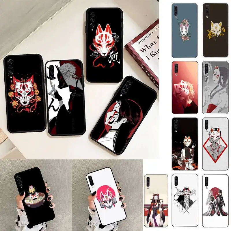 

TOPLBPCS Japanese Style Anime Fox Phone Case For Samsung Galaxy A30 A20 S20 A50S A30S A71 A10S A6 plus Fundas Coque