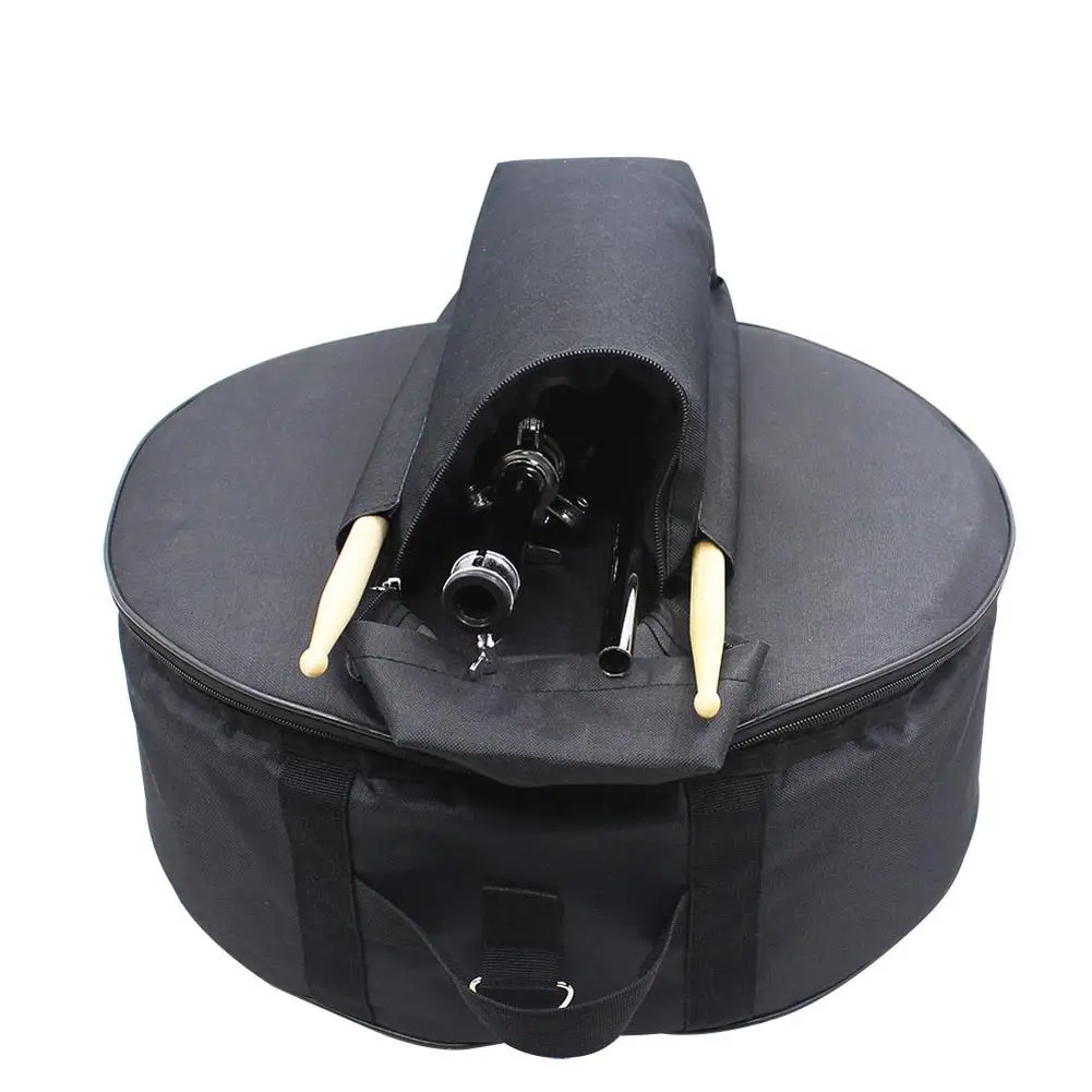 14 Inch Compact Snare Drum Backpack Carlimba Bag Oxford Cloth Black Bag with Shoulder Strap Pockets Musical Instrument Accessory
14 Inch Compact Snare Drum Backpack Carlimba Bag Oxford Cloth Black Bag with Shoulder Strap Pockets Musical Instrument Accessory
