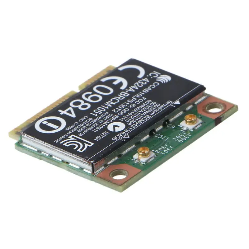 Для Broadcom BCM94313HMGB BCM20702 Wifi + 4 0 Bluetooth половинный мини PCI-E адаптер беспроводной карты