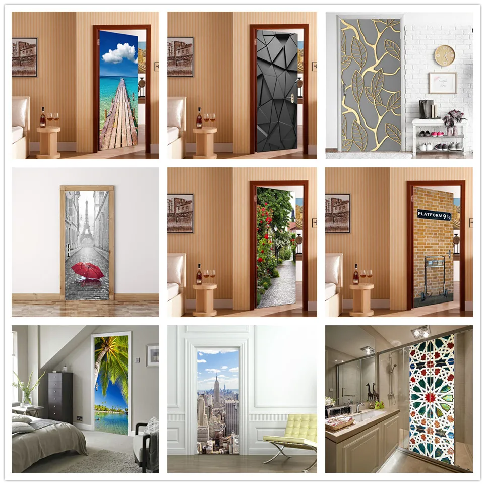 3D Creative Door Decoration Stickers London Platform Stickers On the Doors DIY Renew Wallpaper Waterproof Art Home Mural Posters
3D Creative Door Decoration Stickers London Platform Stickers On the Doors DIY Renew Wallpaper Waterproof Art Home Mural Posters
