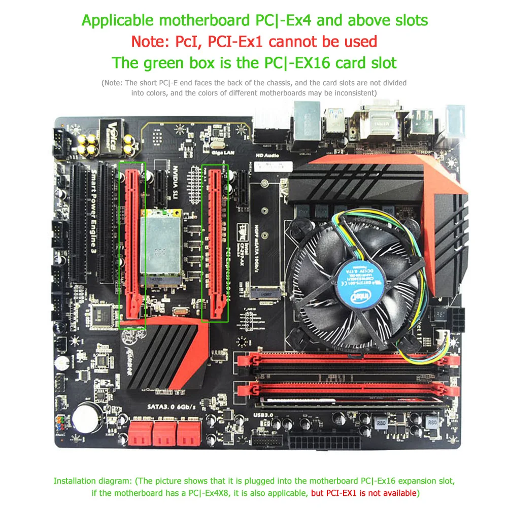 PCI Express Card Extender Adapter PCI-E X4 GEN3 Adapter 5 Ports PCIE X4 X8 X16 to SATA 3.0 6Gbps Expansion Card
PCI Express Card Extender Adapter PCI-E X4 GEN3 Adapter 5 Ports PCIE X4 X8 X16 to SATA 3.0 6Gbps Expansion Card