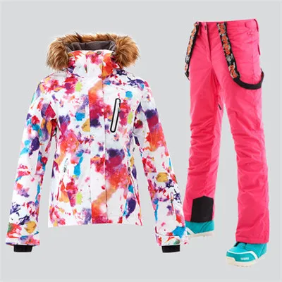 Fur Hooded Women Ski Suit Snowboard Jacket Pant Windproof Waterproof Outdoor Sport Wear Super Warm Winter Clothing Trouser Suit
Fur Hooded Women Ski Suit Snowboard Jacket Pant Windproof Waterproof Outdoor Sport Wear Super Warm Winter Clothing Trouser Suit
