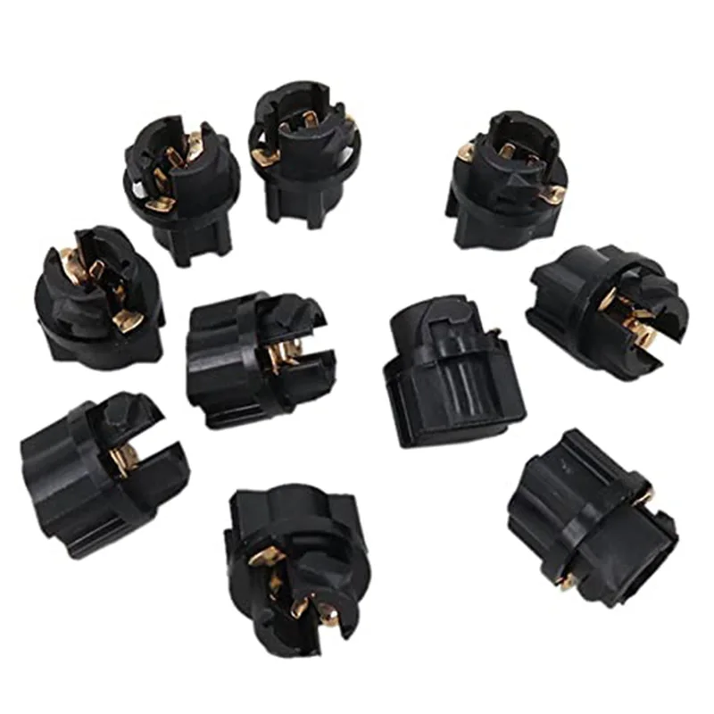 10PCS T5 Twist Lock Socket 74 73 37 2721 Wedge Base 3/8" Dashboard Instrument Panel Cluster Plug for Dash Light Bulb
10PCS T5 Twist Lock Socket 74 73 37 2721 Wedge Base 3/8" Dashboard Instrument Panel Cluster Plug for Dash Light Bulb