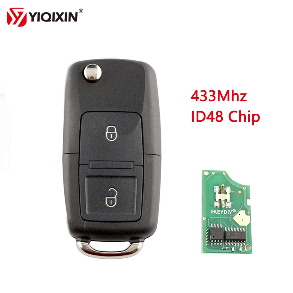 Пульт дистанционного управления 1J0959753N 433 МГц для VW Volkswagen Bora Ibiza Seat Skoda Passat Polo Golf Beetle
