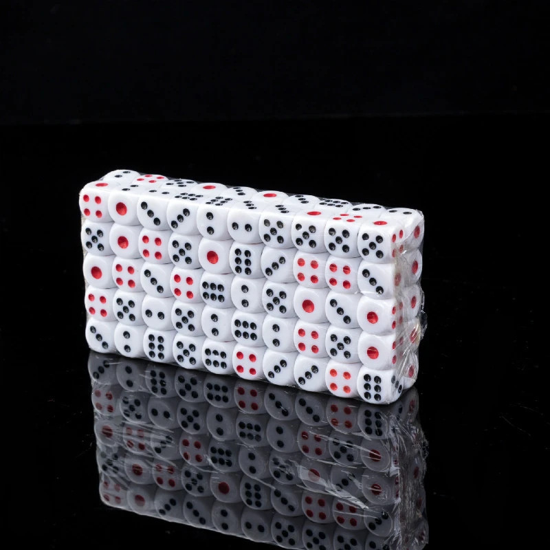 Wholesale 100/200/500 Pcs/Lot White Dice Set Acrylic Point Drinking Dice 12mm Round Corner Hexahedron Dice Black Red Point Games
Wholesale 100/200/500 Pcs/Lot White Dice Set Acrylic Point Drinking Dice 12mm Round Corner Hexahedron Dice Black Red Point Games